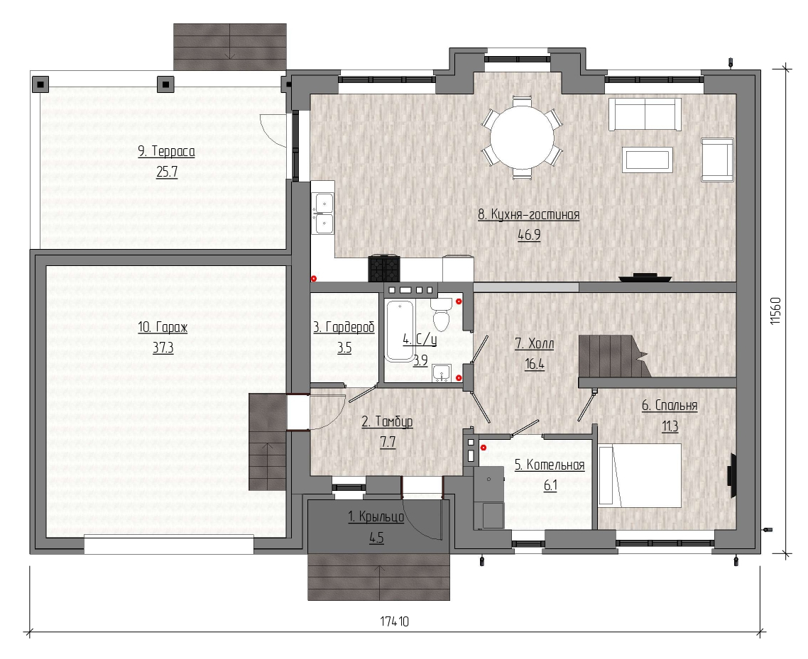 H230 BLACK (1 этаж)